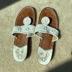 Jack Rogers White Sandals